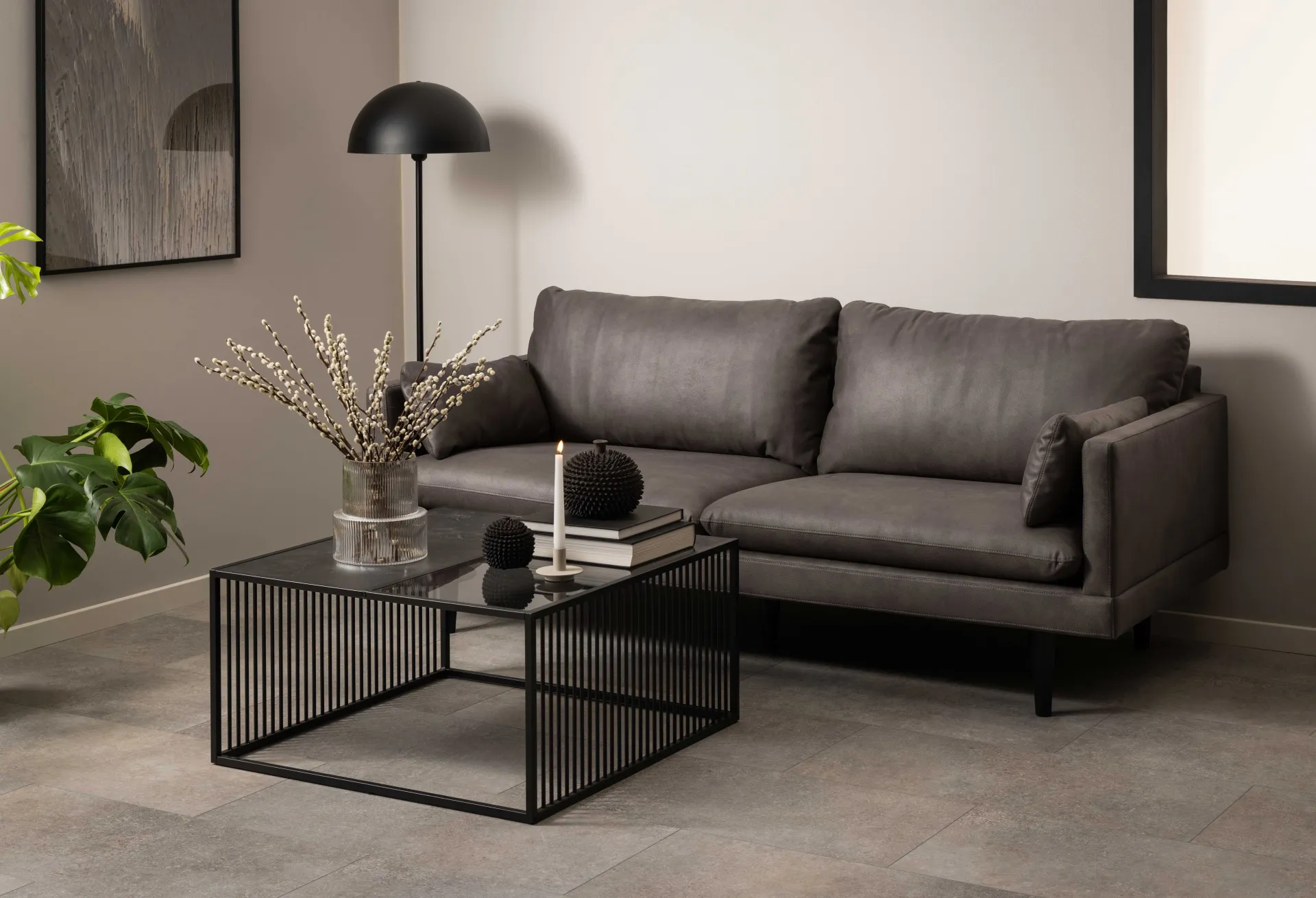 Emob Couchtisch Strington 80x80 cm -
