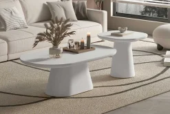 Rousseau Couchtisch Tavares - 120x70x40cm - ecru