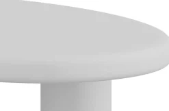 Rousseau Couchtisch Tavares - 120x70x40cm - organische Form - ecru