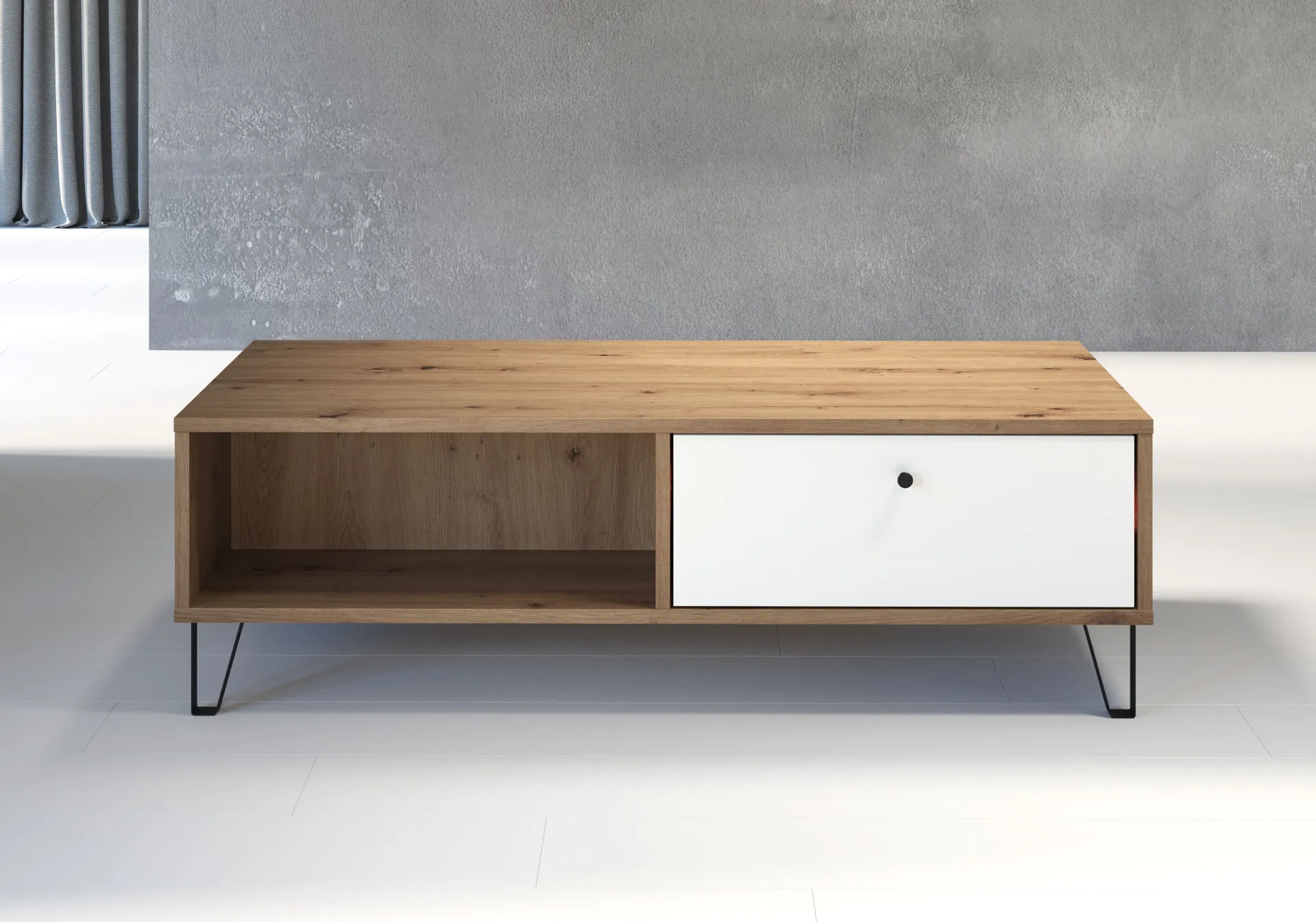 Trendteam Couchtisch Touch | 110 x 60 x 37 cm | Artisan Oak Design