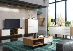 Trendteam Couchtisch Touch | 110 x 60 x 37 cm | Artisan Oak Design