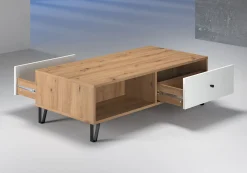 Trendteam Couchtisch Touch | 110 x 60 x 37 cm | Artisan Oak Design