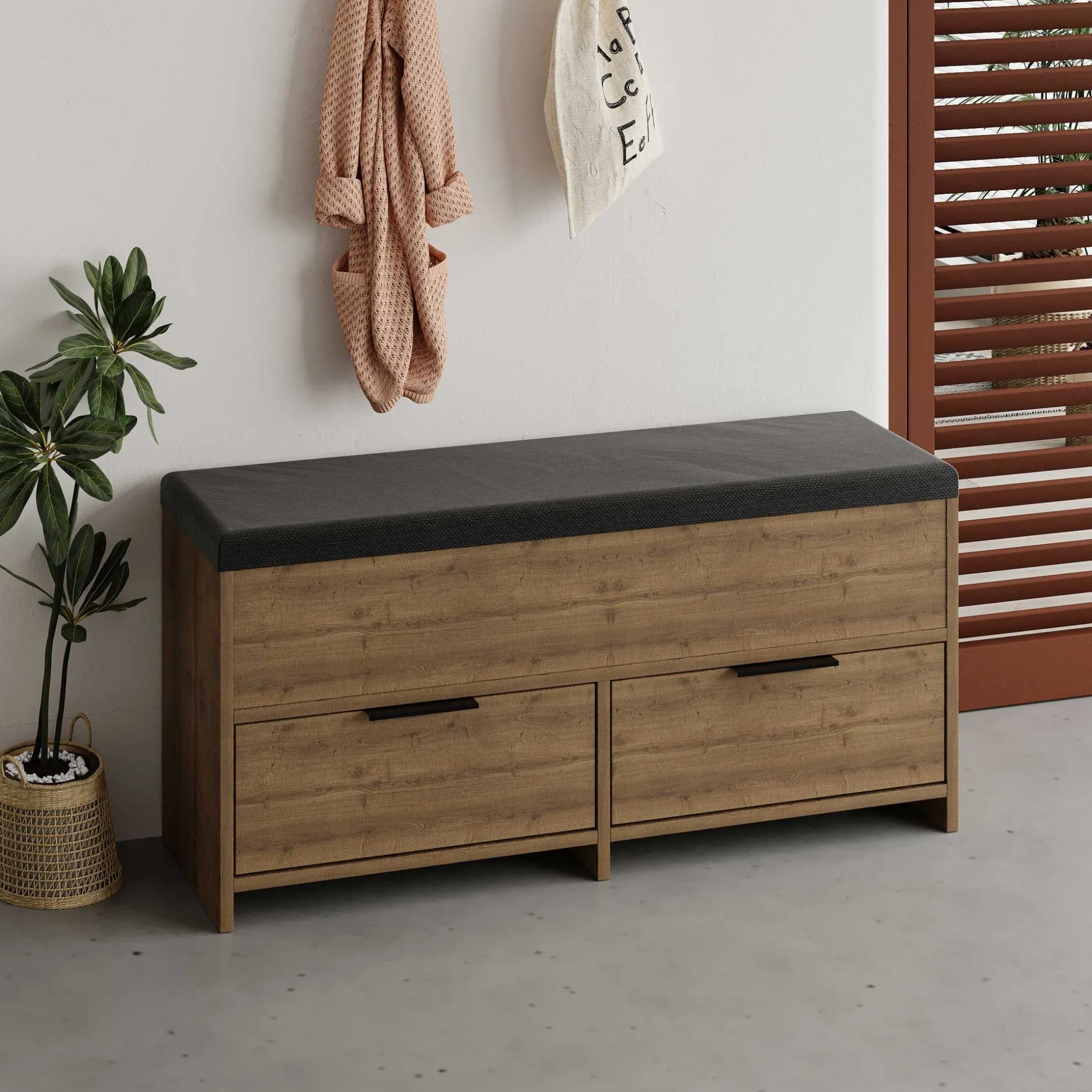 Cove Shoe Bench Schuhschrank | 100 % MELAMIN | Hitit
