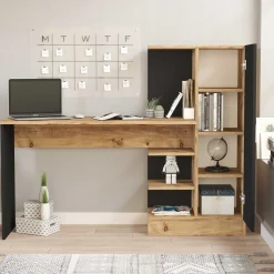 Emob CT2 Schreibtisch | 100 % Melamin | Atlantische Kiefer,