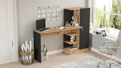 Emob CT2 Schreibtisch | 100 % Melamin | Atlantische Kiefer,
