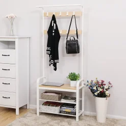 Dago Garderobe - Eiche/Weiß