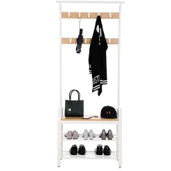 Dago Garderobe - Eiche/Weiß