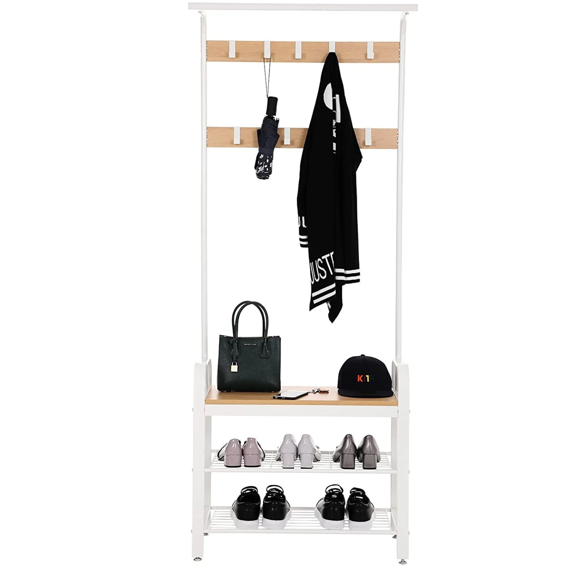 Dago Garderobe - Eiche/Weiß