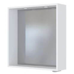 DasaBadezimmer : 2xs Spiegel, Waschbeckenschrank, Säulenschrank - weiß