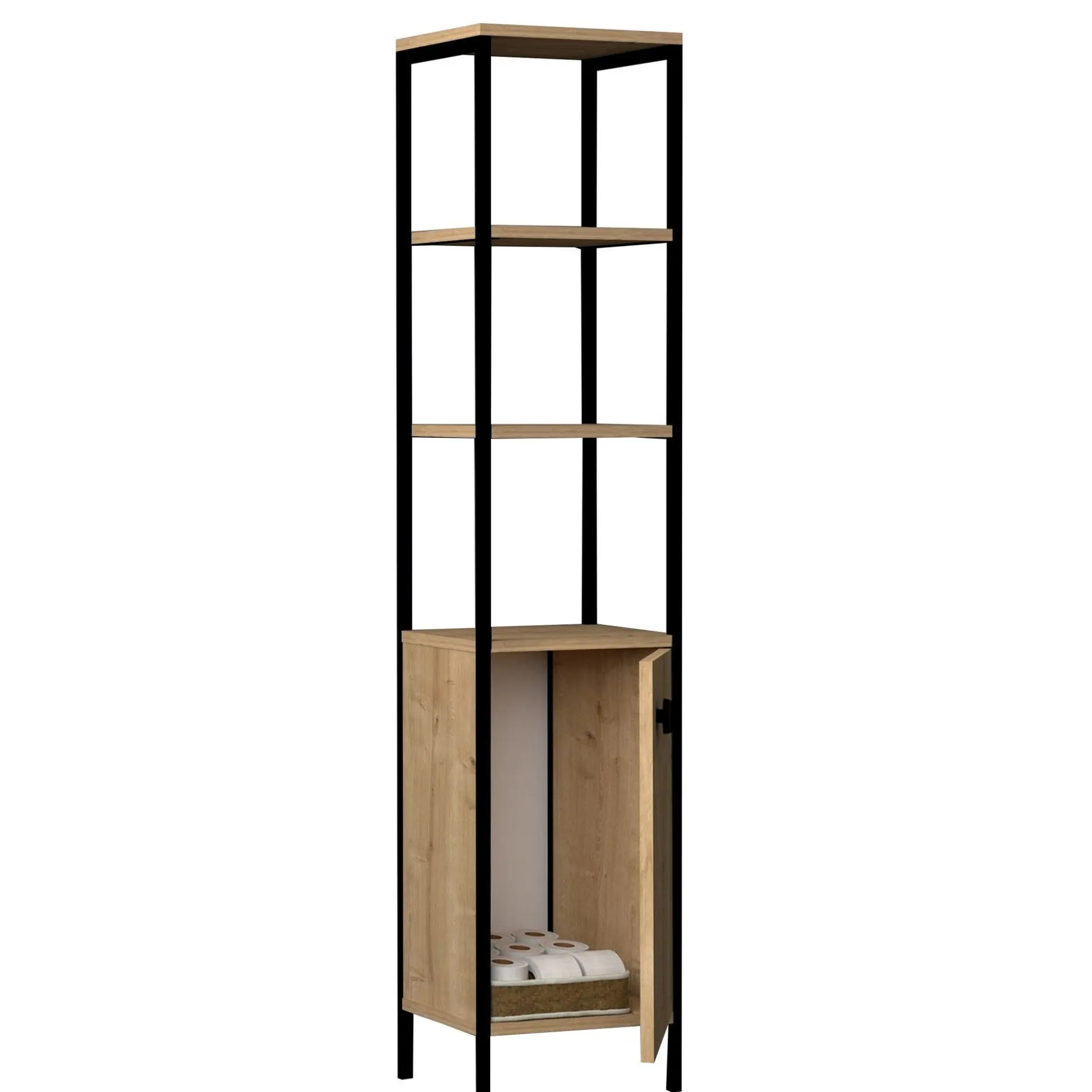 Derin Badezimmerschrank | 100 % MELAMIN | Saphir, Anthrazit
