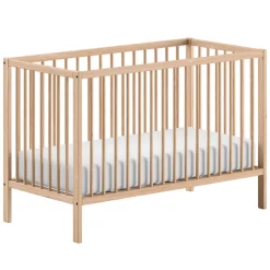 DinoBabyzimmer : Babybett 60x120cm und Wickeltisch - Kiefernholz
