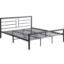 Emob Exclusive Dixon Metall-Doppelbett - 160x200cm - matt