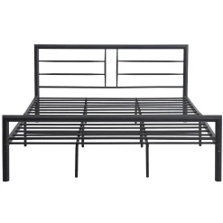 Emob Exclusive Dixon Metall-Doppelbett - 160x200cm - matt