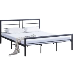 Emob Exclusive Dixon Metall-Doppelbett - 160x200cm - matt