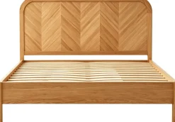Doppelbett Alessia - 160x200cm - mit Lattenrost - massiver Eiche