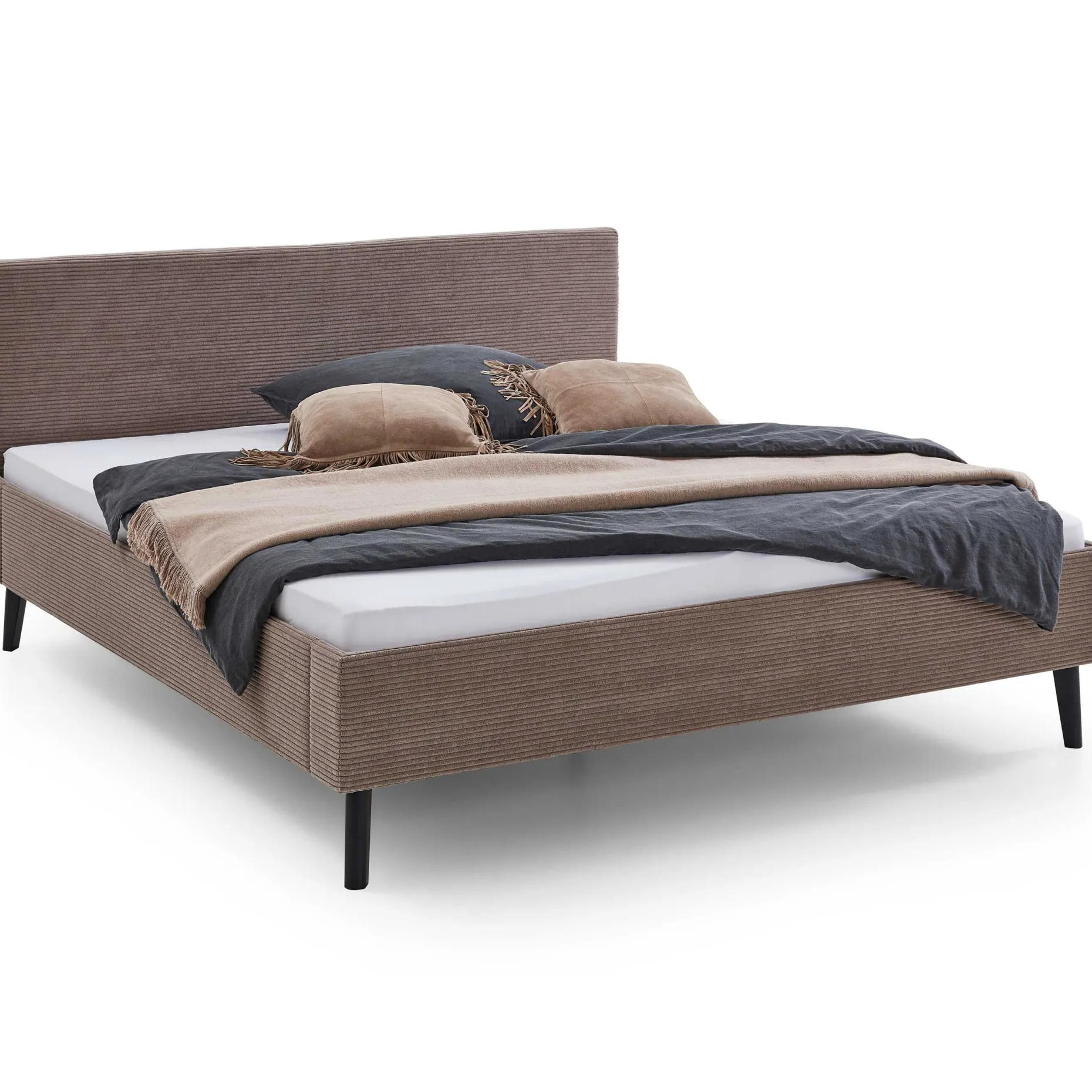 Doppelbett Avola | 180 x 200 cm | Design Taupe