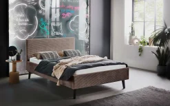 Doppelbett Avola | 140 x 200 cm | Design Taupe