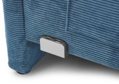 Doppelbett Cool | Mit Rückenlehne | 140 x 200 cm | Blaues Design