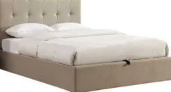 Doppelbett Corbi mit Lagerung 180x200 - Sand