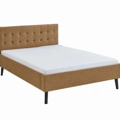 Doppelbett Empire | 140 x 200 cm | Ockerfarbenes Design