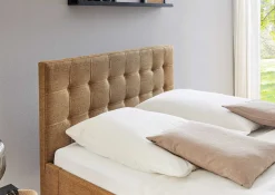 Doppelbett Empire | 140 x 200 cm | Ockerfarbenes Design
