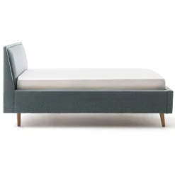 Doppelbett Estee 140x200 - blau/eiche