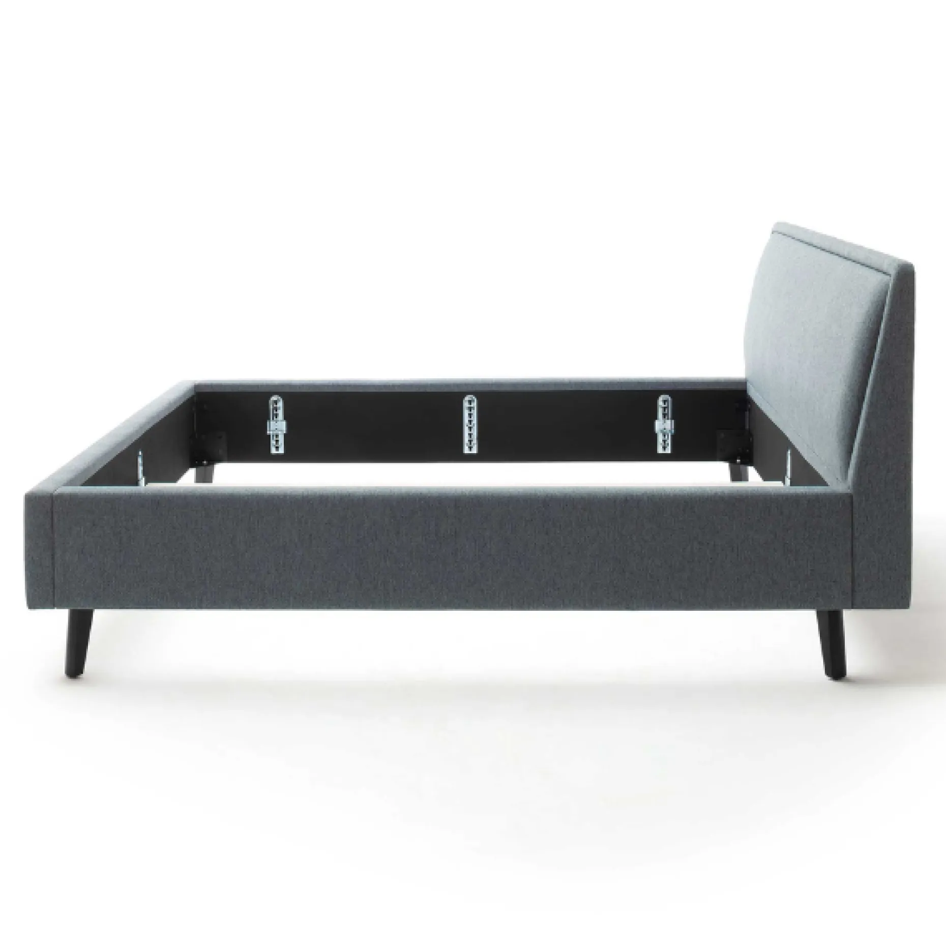 Doppelbett Estee 160x200cm - blau/schwarz