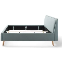 Doppelbett Estee 140x200cm - eisblau/eiche
