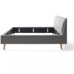 Doppelbett Estee 160x200cm - grau/eiche