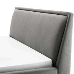 Doppelbett Estee 180x200cm mit Stauraum - hellgrau/ocker