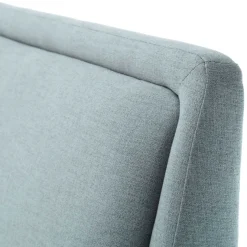 Doppelbett Estee 180x200cm mit Stauraum - eisblau/schwarz