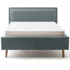 Doppelbett Estee 140x200 mit Stauraum - blau/eiche
