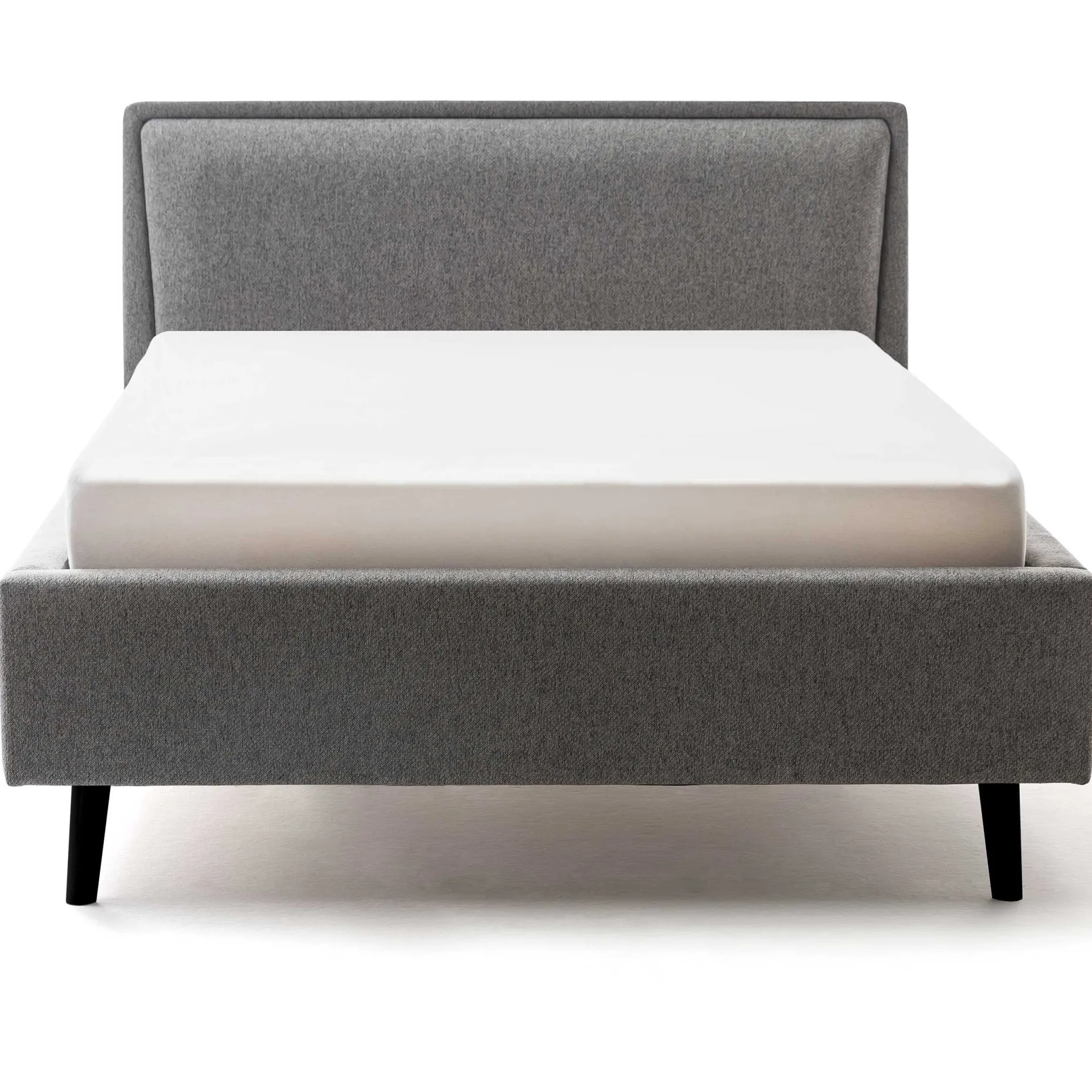 Doppelbett Estee 140x200 mit Stauraum - grau/schwarz