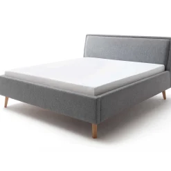 Doppelbett Estee 180x200 mit Stauraum - grau/gelb