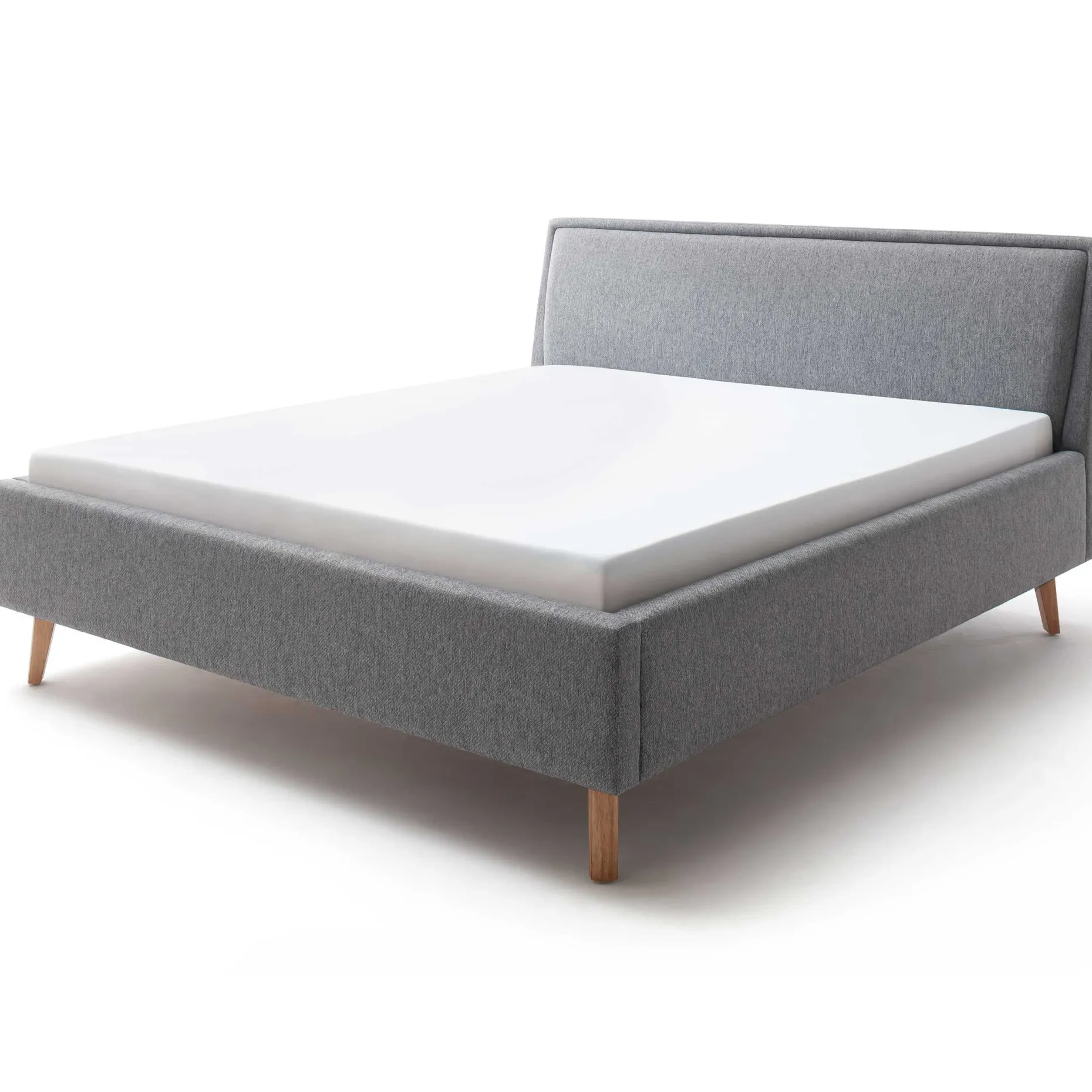 Doppelbett Estee 180x200 mit Stauraum - grau/gelb