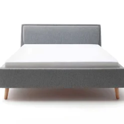 Doppelbett Estee 180x200 mit Stauraum - grau/gelb