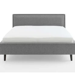 Doppelbett Estee 180x200 mit Stauraum - grau/schwarz