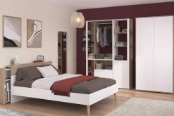 Doppelbett Hardy 140x200 - Molke/Eiche