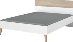 Doppelbett Hardy 140x200 - Molke/Eiche