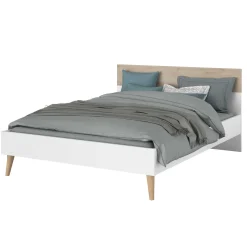 Doppelbett Hardy 160x200 - Molke/Eiche