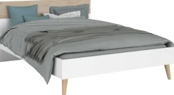 Doppelbett Hardy 160x200 - Molke/Eiche