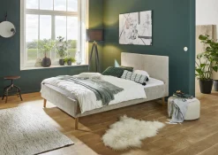 Doppelbett Kreta | 140 x 200 cm | Design Taupe
