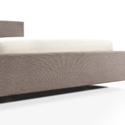 Doppelbett Kubrik | 140 x 200 cm | Taupe