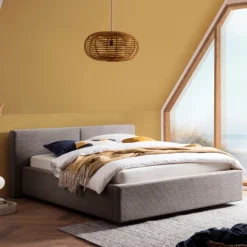 Doppelbett Kubrik | 140 x 200 cm | Taupe
