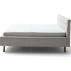Doppelbett Laika 160x200cm mit Stauraum - grau