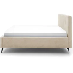 Doppelbett Lizzie 180x200cm mit Stauraum - beige