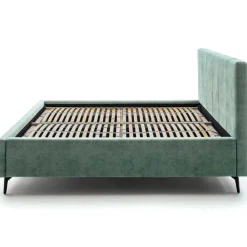 Doppelbett Lizzie 180x200cm mit Stauraum - grün