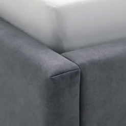 Doppelbett Lizzie 180x200cm mit Stauraum - anthrazit