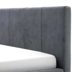 Doppelbett Lizzie 180x200cm mit Stauraum - anthrazit
