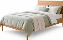 Doppelbett Loft - 140x200cm - mit Lattenrost - massiver Eiche